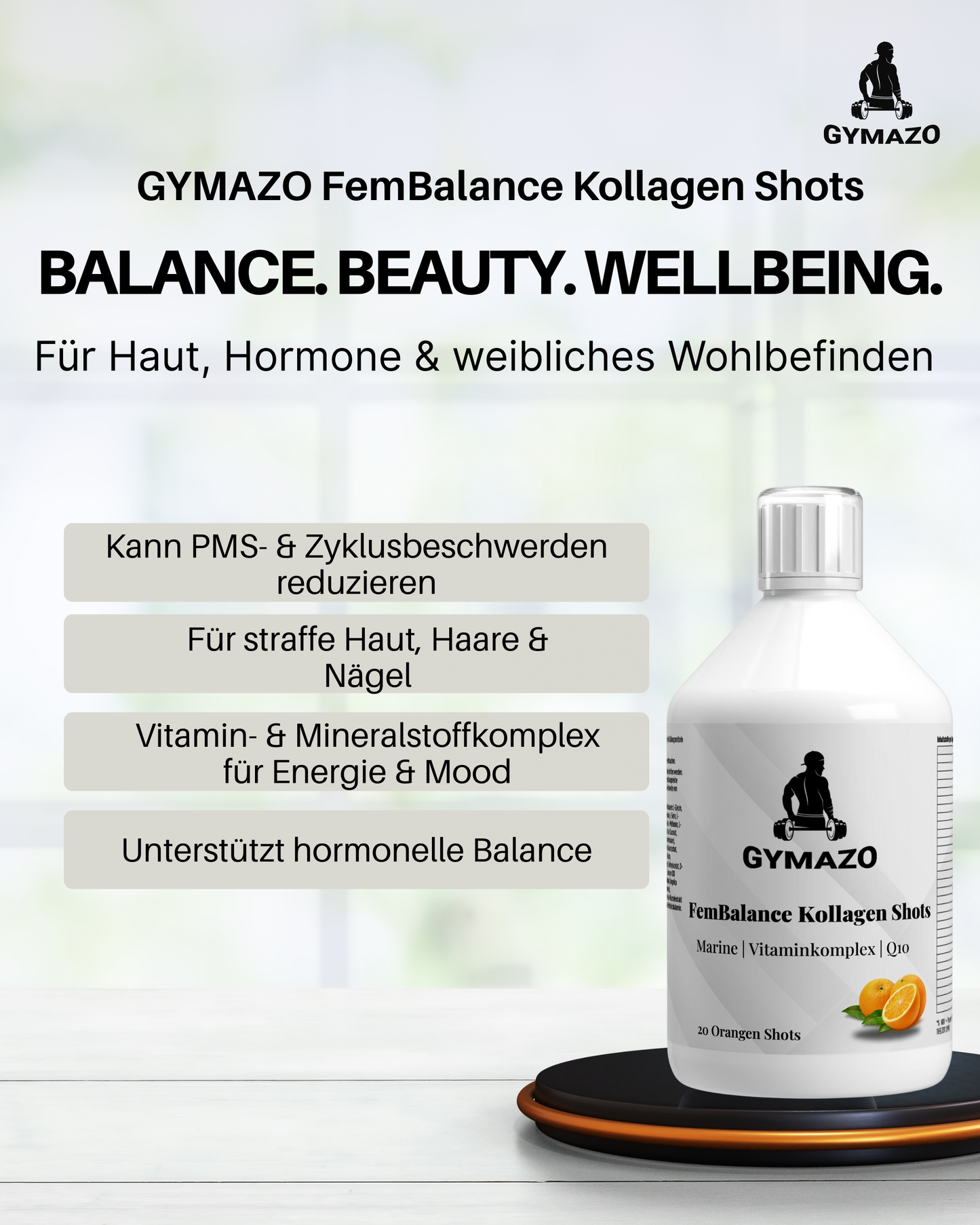 GYMAZO FemBalance Shots Plus+ - 500ml