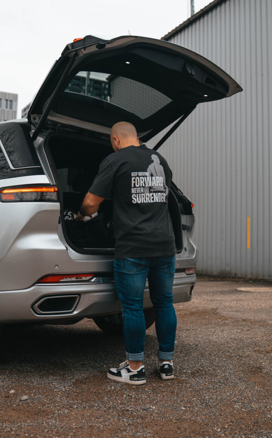 GYMAZO Oversized T-Shirt mit verwaschenem Look