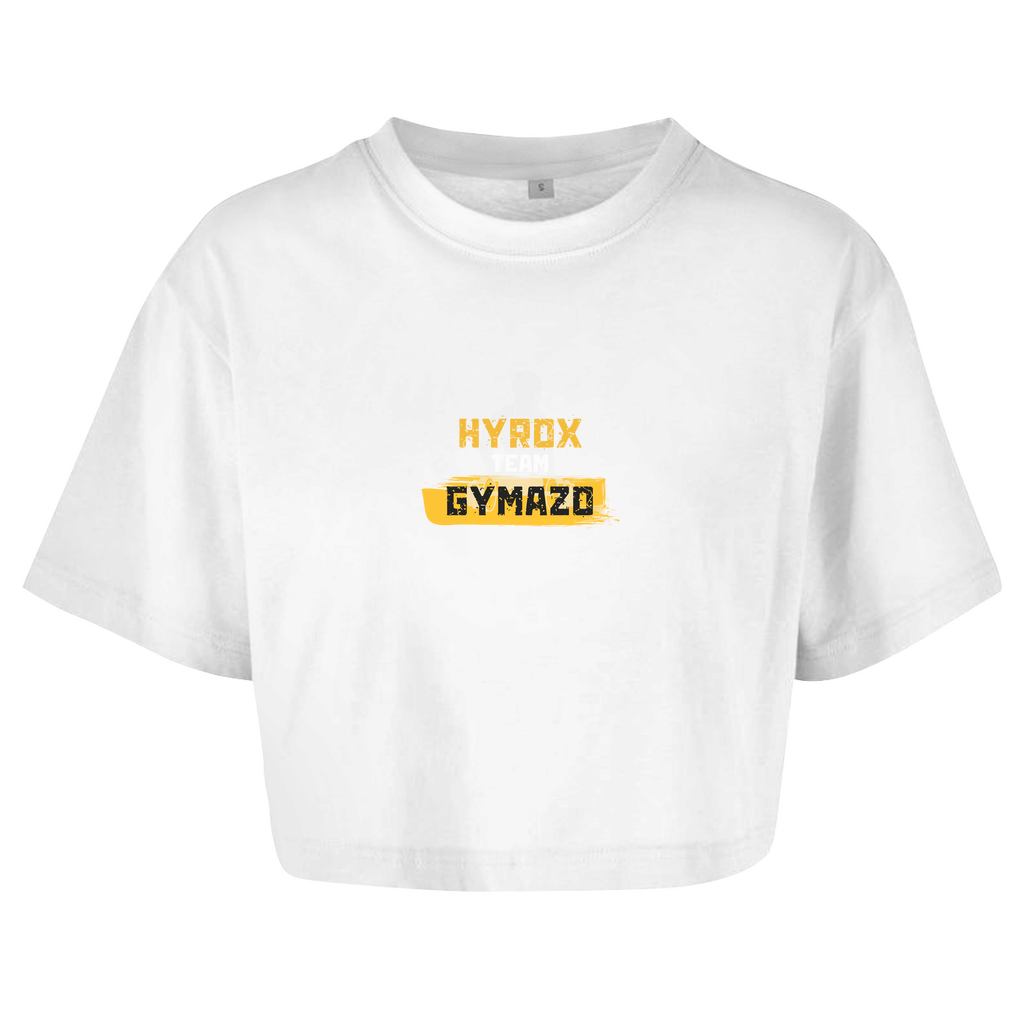 Damen Oversize Crop Top Team Hyrox