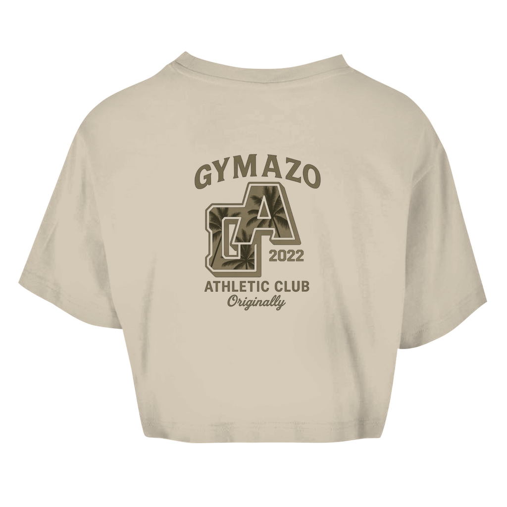 Damen Oversize Crop Top GYMAZO