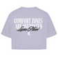 Damen Oversize Crop Top Comfort
