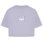 Damen Oversize Crop Top M2
