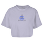 Damen Oversize Crop Top Sunday Running Club