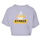 Damen Oversize Crop Top Team Hyrox