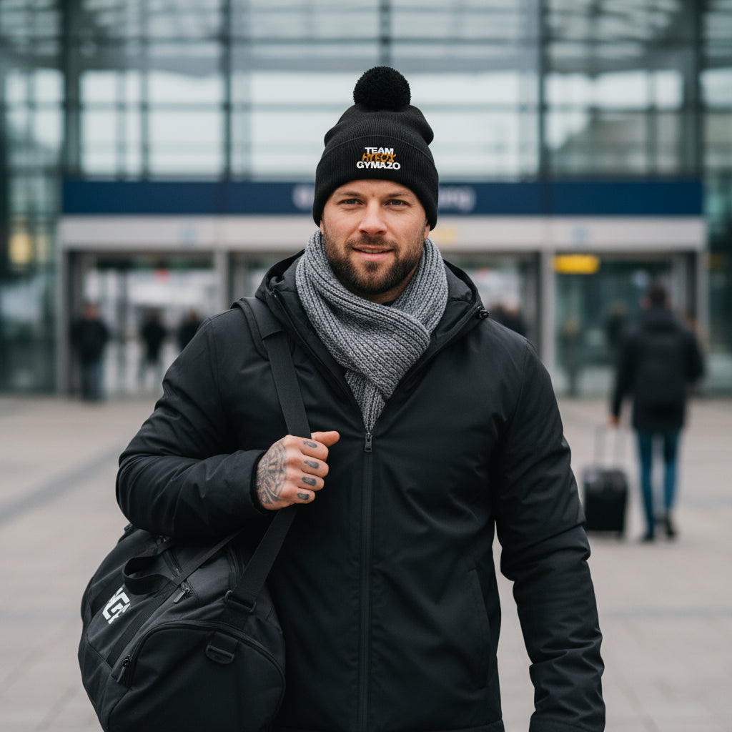 GYMAZO Bommelmütze Hyrox