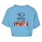 Damen Oversize Crop Top Dartsparty