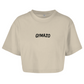 Damen Oversize Crop Top neu