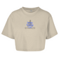 Damen Oversize Crop Top Sunday Running Club