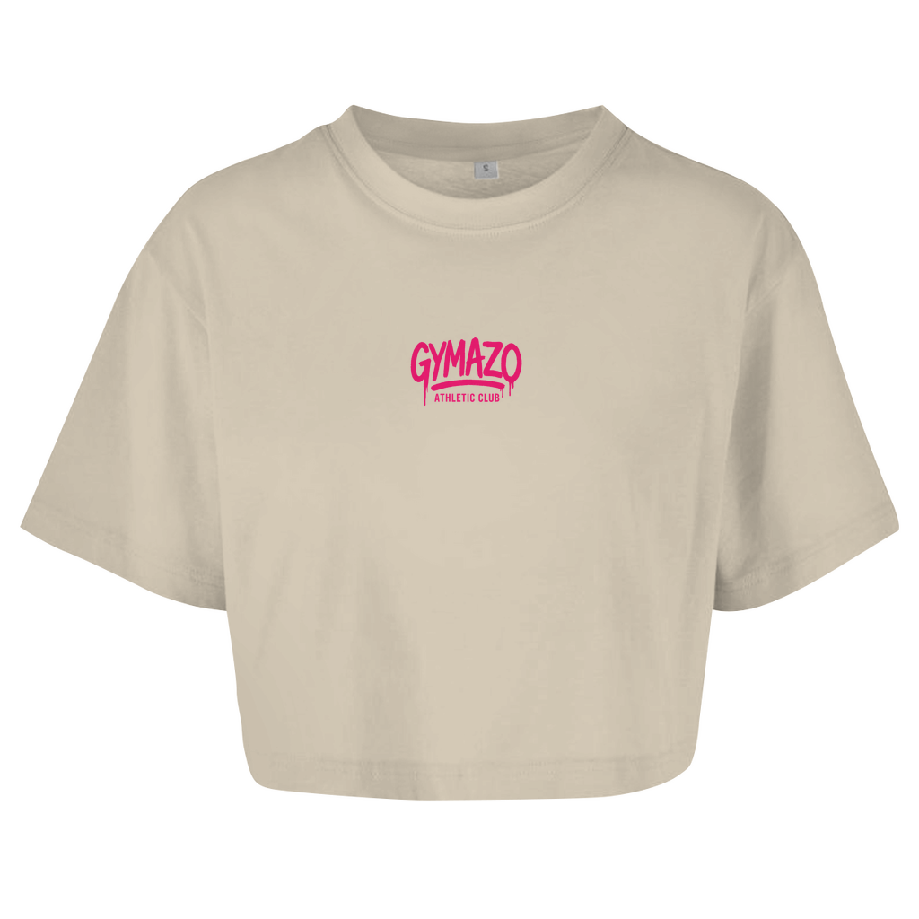 Damen Oversize Crop Top gymazo