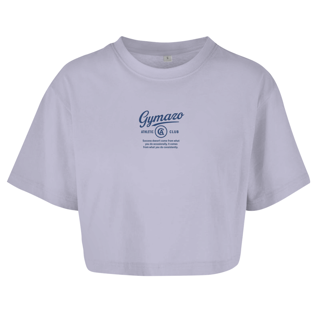Damen Oversize Crop Top GYMAZO