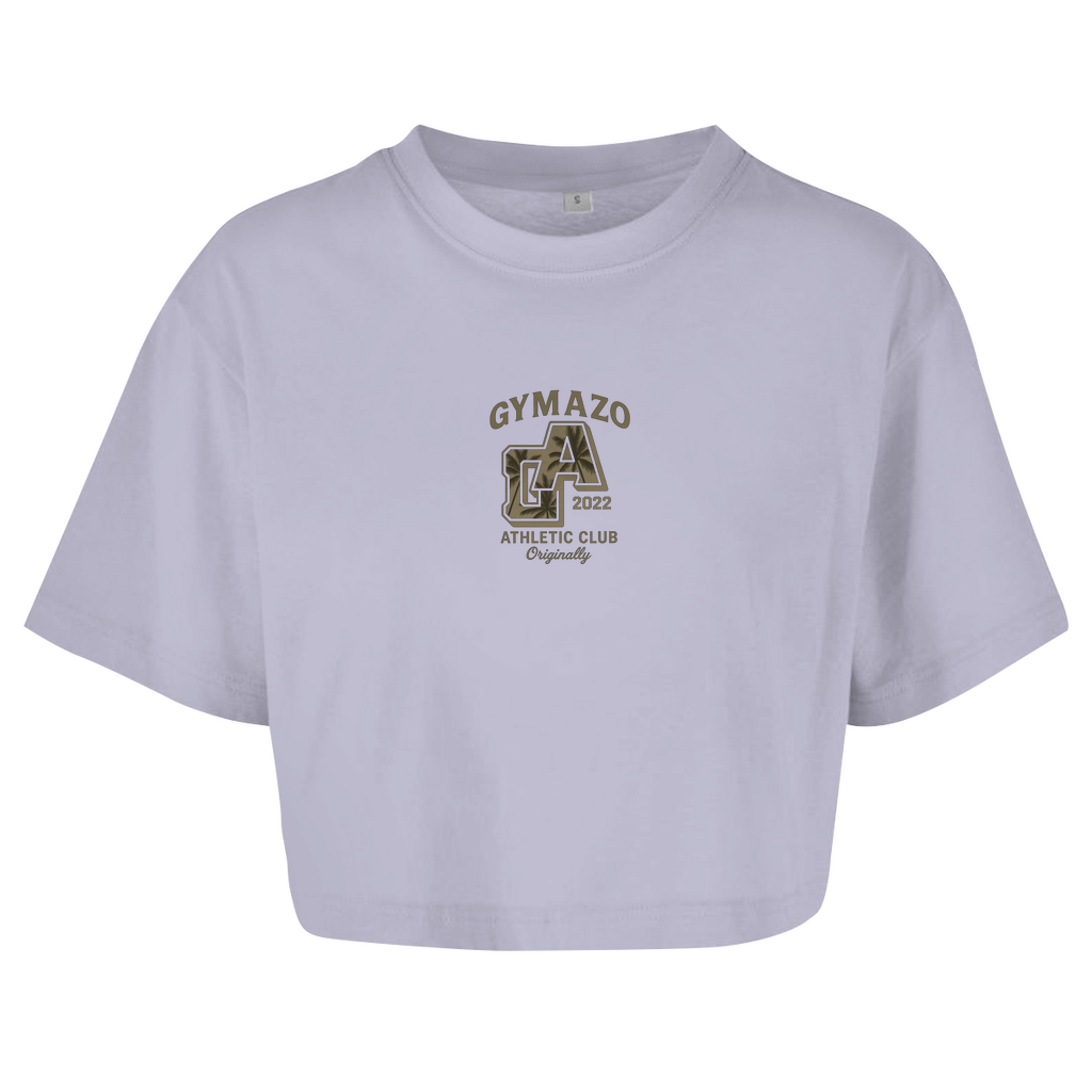 Damen Oversize Crop Top GYMAZO