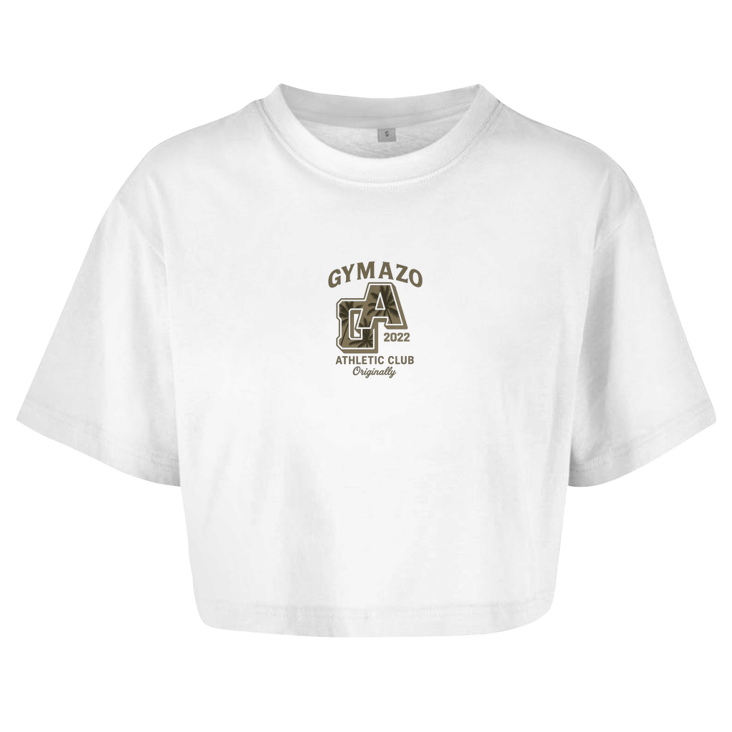 Damen Oversize Crop Top GYMAZO