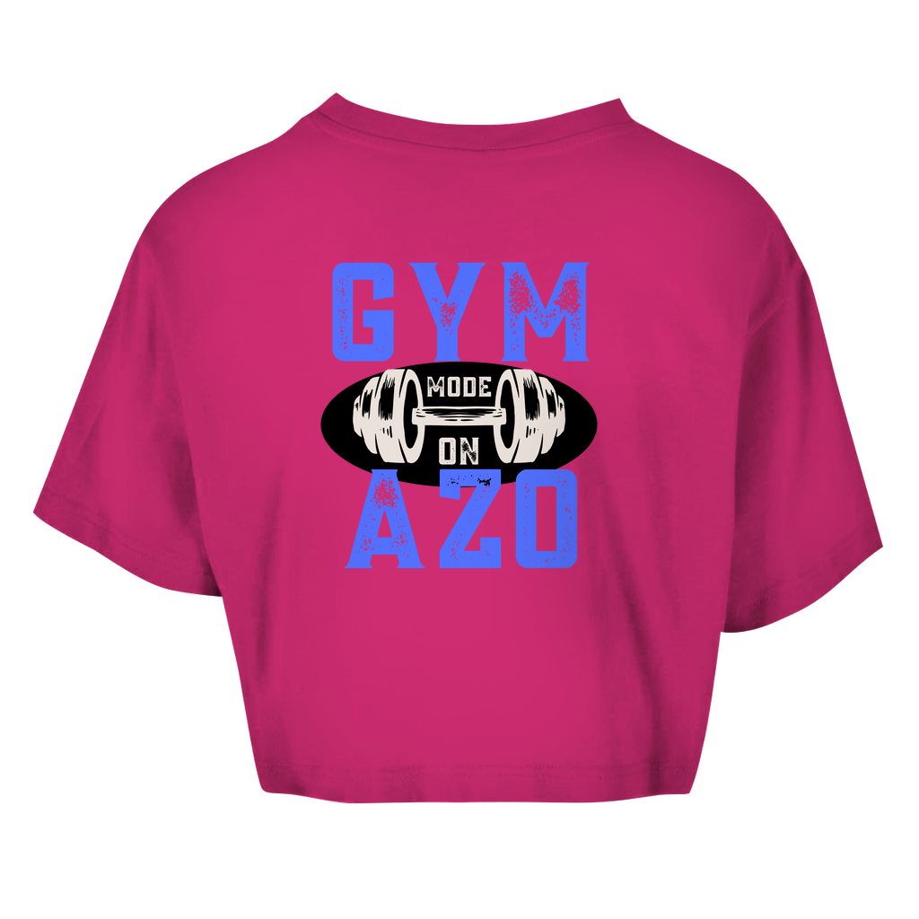 Damen Oversize Crop Top GYMAZO