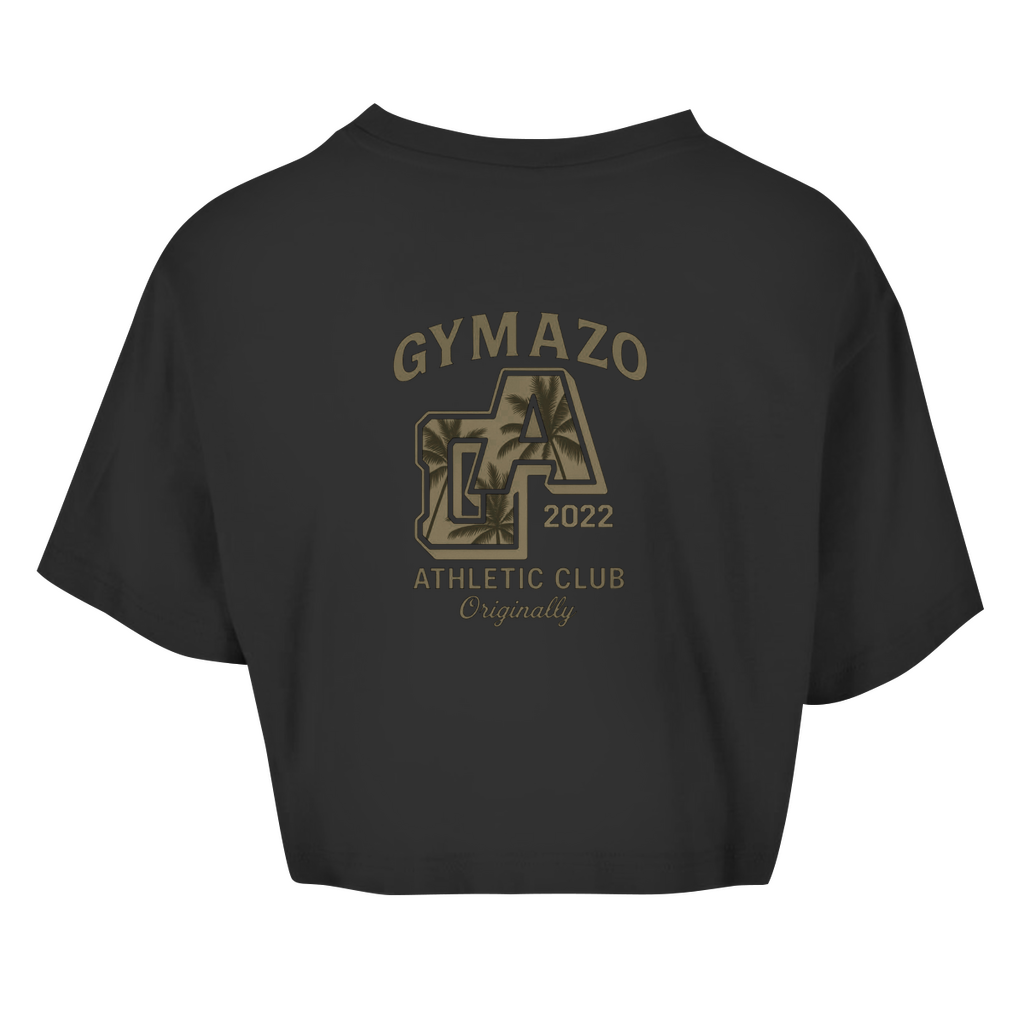 Damen Oversize Crop Top GYMAZO